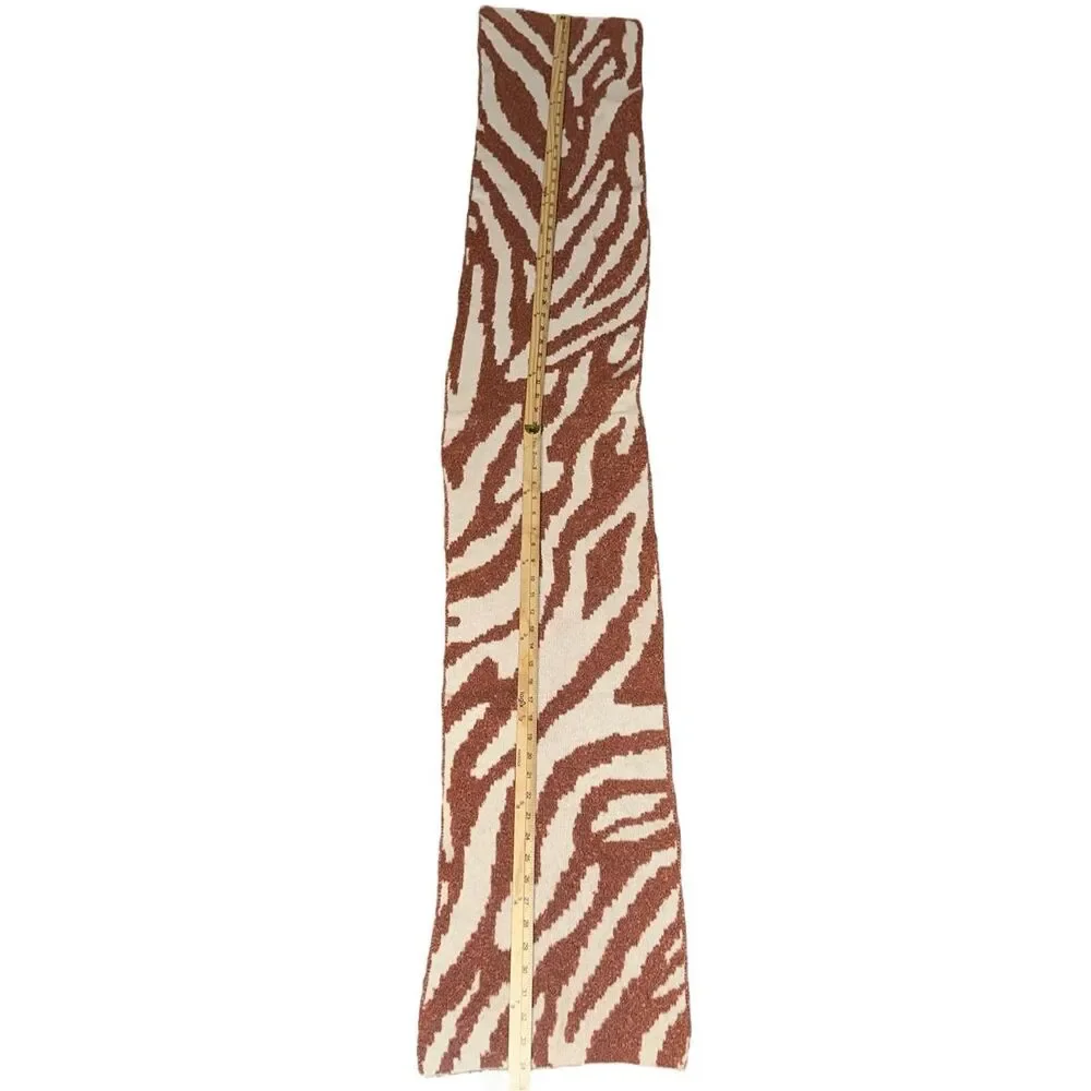 NEW WITH TAGS BEAUTIFUL Marcus Adler Zebra Print Terry Scarf One size - Soft - W